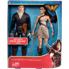 DC Comics Wonder Woman and Steve Trevor Doll 2-Pack   556737590